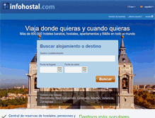 Tablet Screenshot of infohostal.com